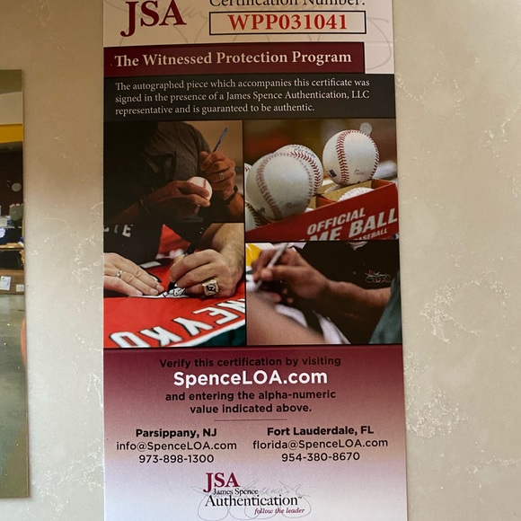 Falcons Roddy White Signed Mini Helmet - Picture 5 of 8